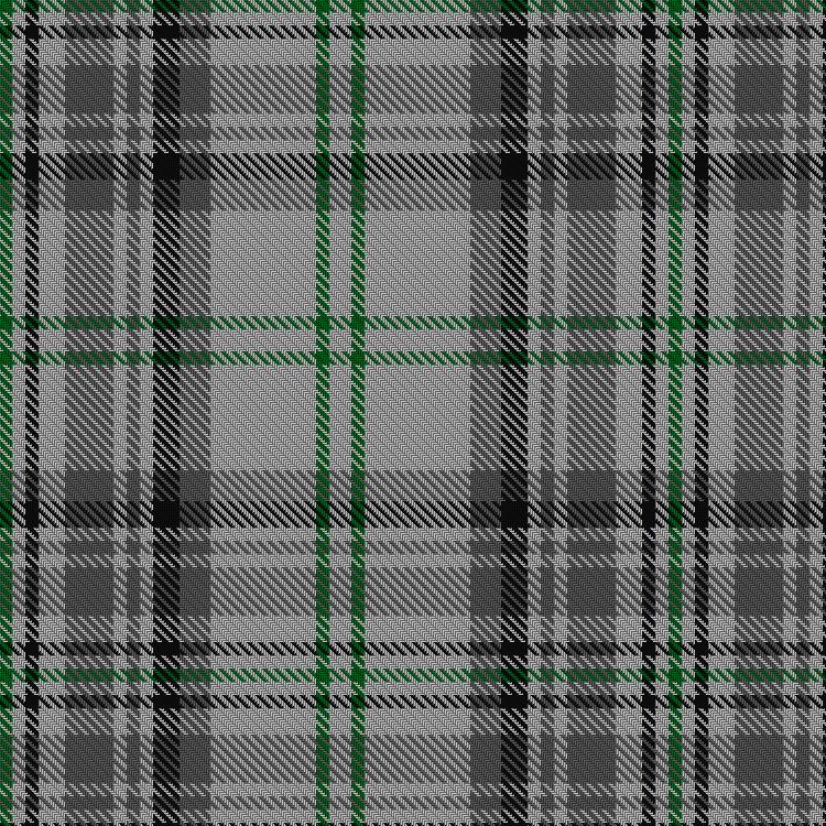 Tartan image: Balmoral (Green lines)