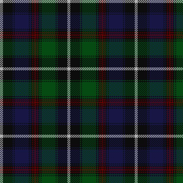 Tartan image: Genet of An Gwylvos (Montana). Click on this image to see a more detailed version.