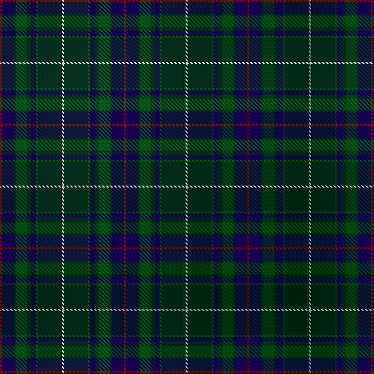 Tartan image: Fraser Gathering, Green (1997). Click on this image to see a more detailed version.
