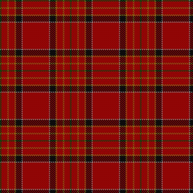 Tartan image: Hackston (Green stripe) or Halkerston. Click on this image to see a more detailed version.
