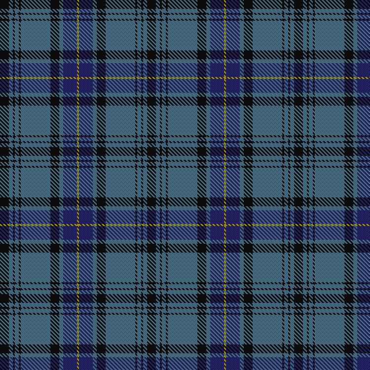 Tartan image: Hannay Blue. Click on this image to see a more detailed version.