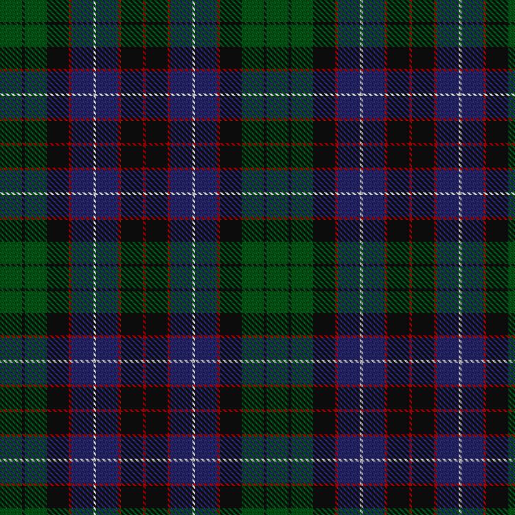 Tartan image: Hunter of Peebleshire. Click on this image to see a more detailed version.