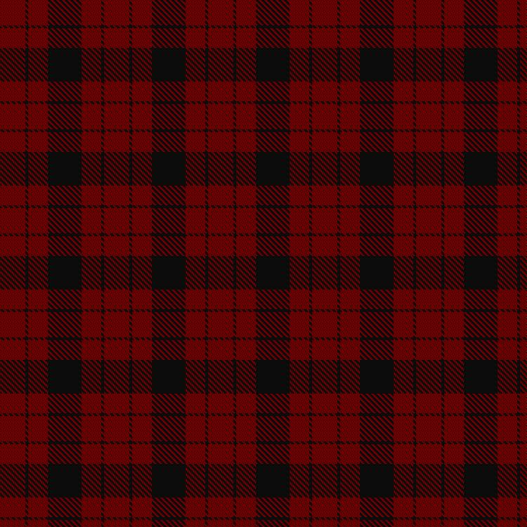 Tartan image: MacFarlane or Lendrum (Black & Red). Click on this image to see a more detailed version.