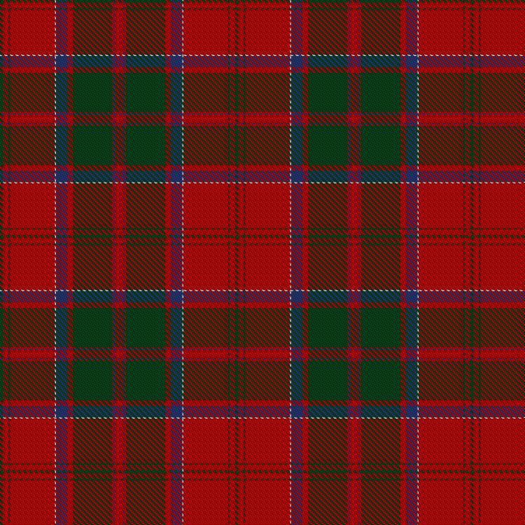 Tartan image: MacDonell of Keppoch (artefact). Click on this image to see a more detailed version.