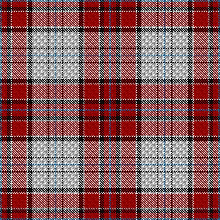 Tartan image: MacRae, Dress Red (Dance). Click on this image to see a more detailed version.