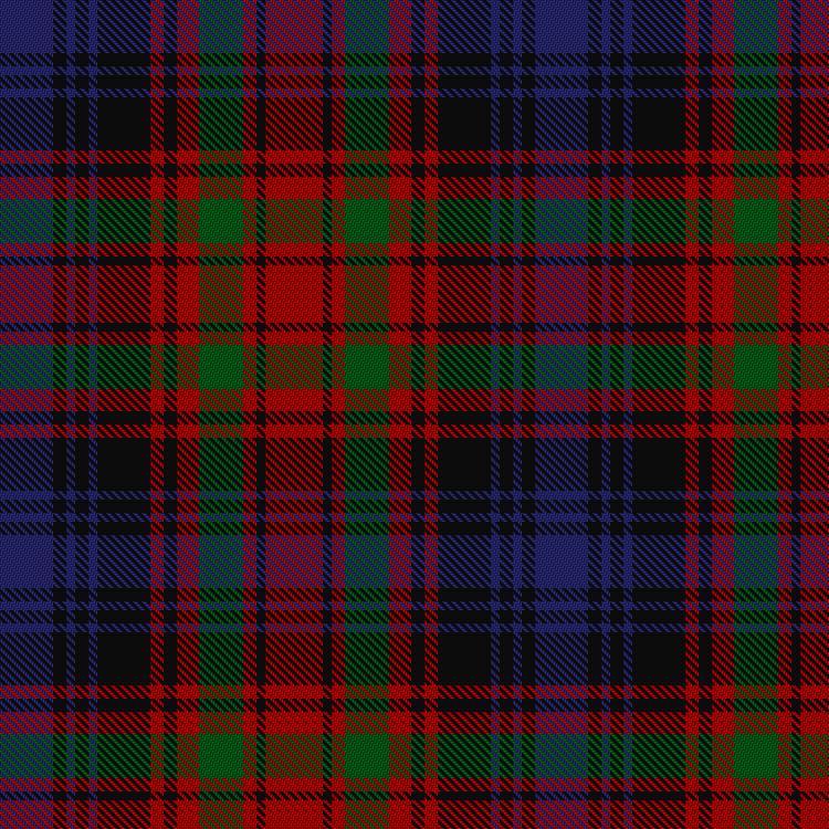 Tartan image: Bonner or Bonnar. Click on this image to see a more detailed version.