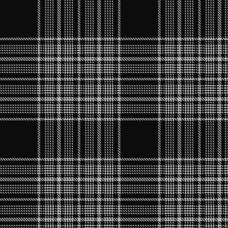 Tartan image: Scott (Black and White). Click on this image to see a more detailed version.