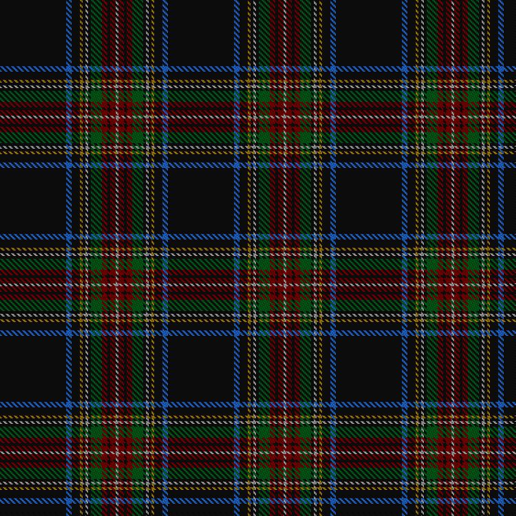 Tartan image: Stewart, (Black). Click on this image to see a more detailed version.