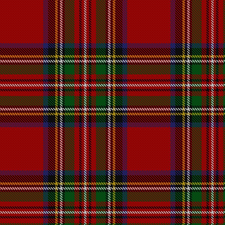Tartan image: Stewart, Royal. Click on this image to see a more detailed version.