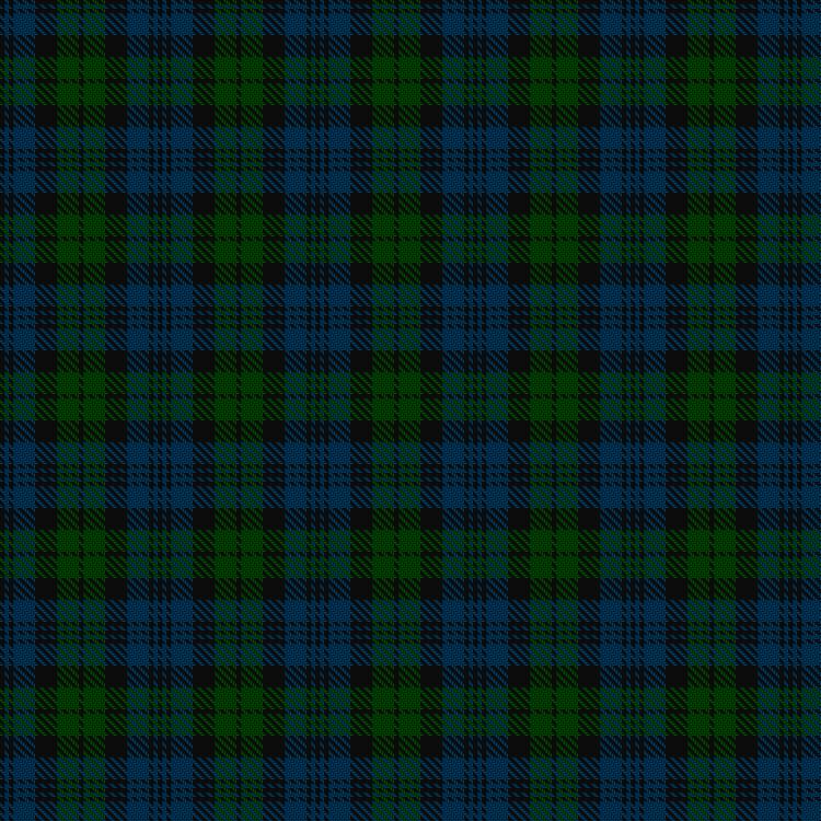 Tartan image: 18th Century Military Tartan from Strathspey. Click on this image to see a more detailed version.