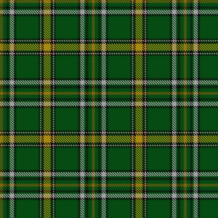 Tartan image: Offaly County, Crest Range. Click on this image to see a more detailed version.