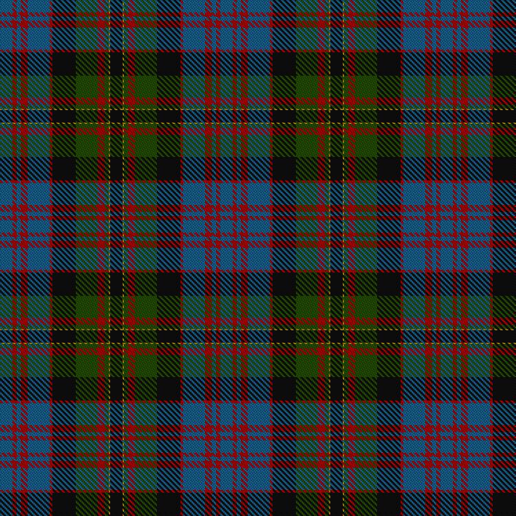 Tartan image: Bowie, Black. Click on this image to see a more detailed version.