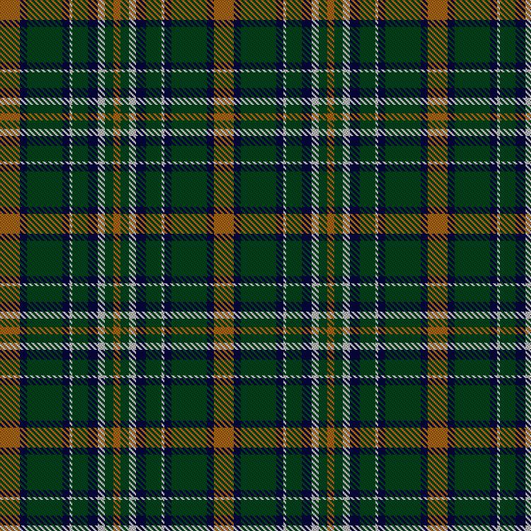 Tartan image: Kerry County, Crest Range. Click on this image to see a more detailed version.