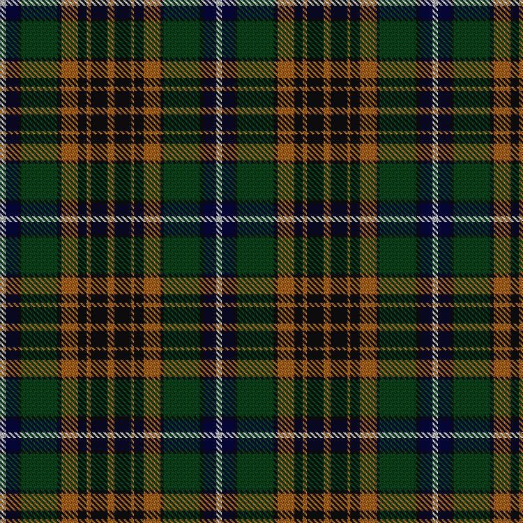 Tartan image: Leitrim County, Crest Range. Click on this image to see a more detailed version.