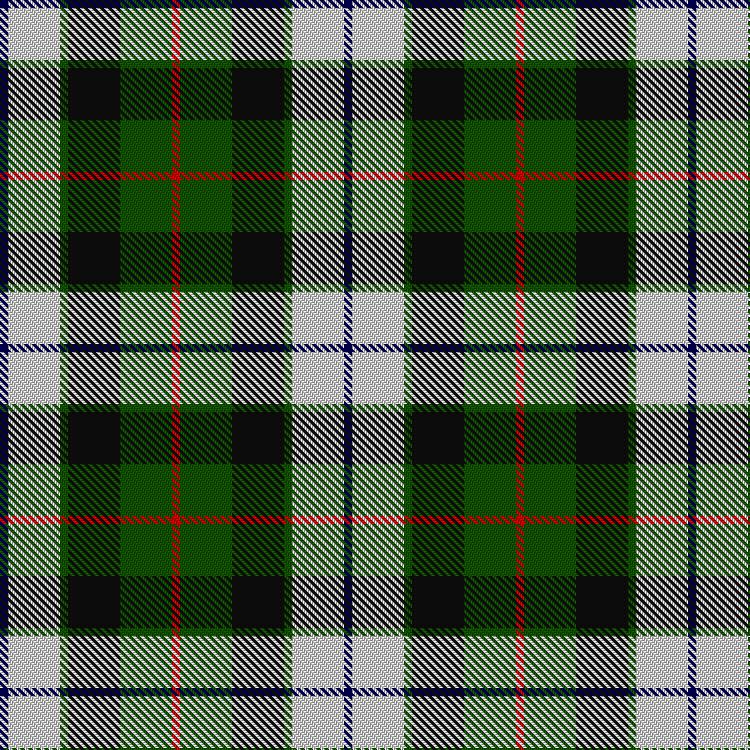 Tartan image: Gunn, Mrs Jane of Kirkhill House, Wick. Click on this image to see a more detailed version.