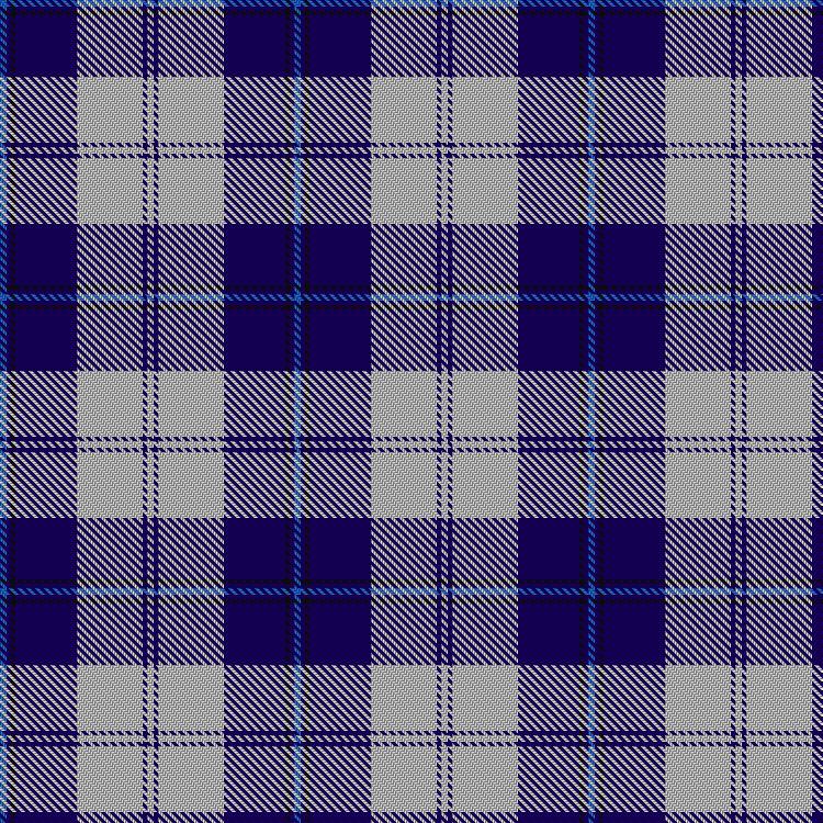 Tartan image: Cunningham, Dress Blue (Dance). Click on this image to see a more detailed version.