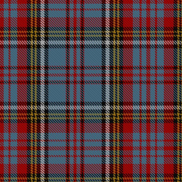 Tartan image: Anderson Red (Westwood) (Estimated threadcount)